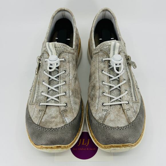 Rieker Women's Nikita N42K6 Gray Slip On Comfort Sneakers Size 42 EU/ 10-10.5 US - Picture 3 of 12